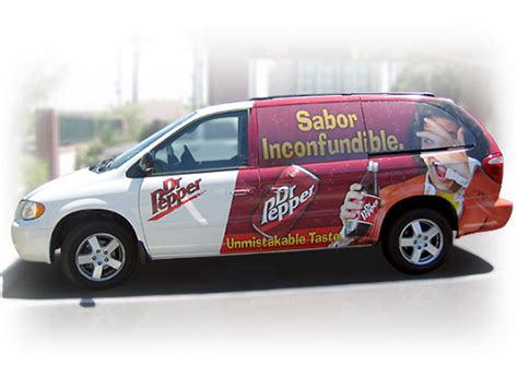 dr pepper car wrap